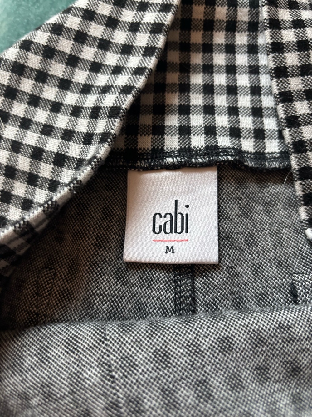 Cabi Bombshell Wide Leg
Gingham Cropped Stretch Pull On Pants - Picture 7 of 7